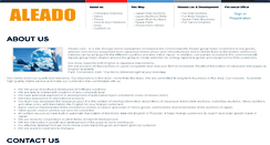 Desktop Screenshot of aleado.com